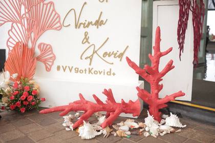 Signage and Photo-op — wedding decor — W GOA
